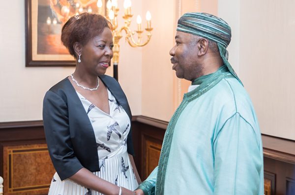Gabon : Louise Mushikiwabo rend visite à Ali Bongo Ondimba