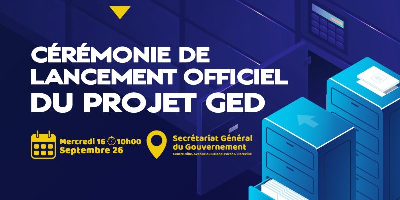 Gabon: le lancement du projet GED prévu pour le 16 septembre