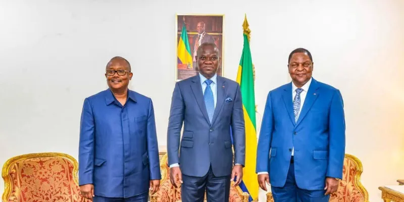 Gabon : Oligui Nguema reçoit ses homologues de la RCA et la Guinée Bissau